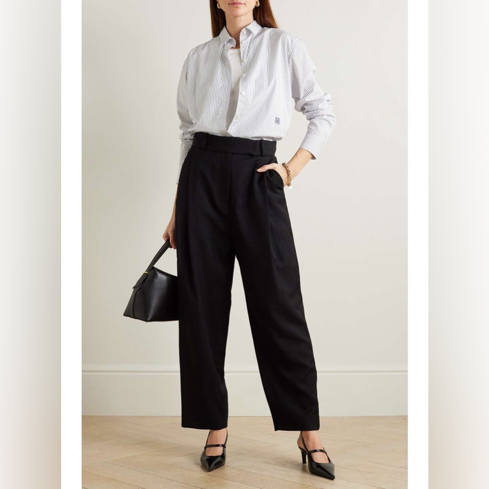 Toteme Black Wide Leg Pants